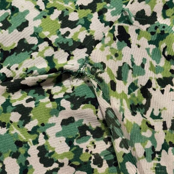 Nine West Vintage Top Y2K Cottage Coquette Retro Preppy Asymmetrical Green Small - Picture 3 of 5